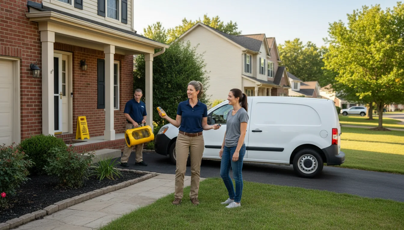 Water restoration image for Fire And Smoke Damage Restoration in Keymar, MD